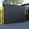 Manual Pedestrian Gate With Lockinox Gate Lock